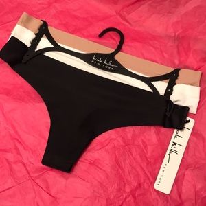 Unlined seamless thong set